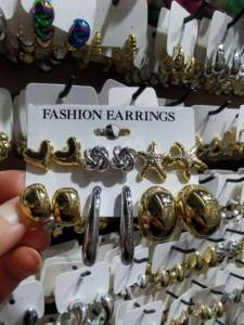 तेंदुए ट्रेंडी इयररिंग सेट हॉट इयररिंग एलर्जी मुक्त तरनिश 6 जोड़ी ईयररिंग सेट नहीं फीके कोई फीका नहीं - Product Image 4