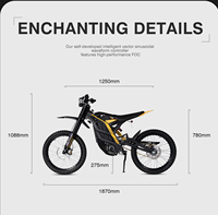 79bike Falcon Pro 72V 10kW Moto électrique tout-terrain style Sur-ron, vélo électrique haute performance, alternative à la Talaria