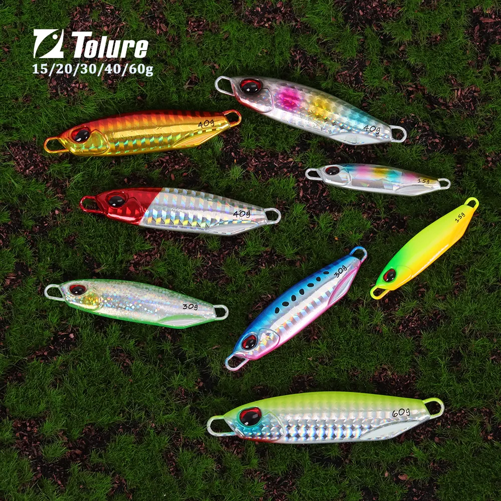 HOT sale15g 20g 30g 40g 60g Japanese Jigging Deep sea fishing metal saltwater DUO metal jig fishing jigging lures