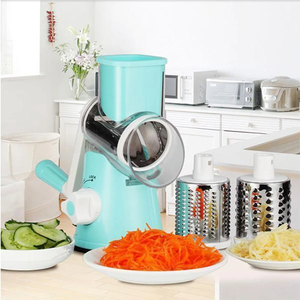 3-in-1 Manual Rotation <b>Vegetable</b> Fruit Slicer Round <b>Cutter</b> Potato Grater Spiralizer <b>Vegetable</b> Kitchen Home Tools - Product Image 1