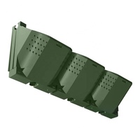 Macetas Modulares Cuadradas y Rectangulares de Material PP para Jardín Vertical, Fácil Montaje, Colgantes, con Logotipo Personalizado, para Plantas de Pared