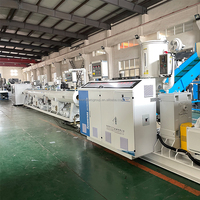 Machine à grande vitesse d'extrusion de plastique de tuyau de HDPE de double couche/tuyau du HDPE PPR de matériel recyclé faisant la ligne
