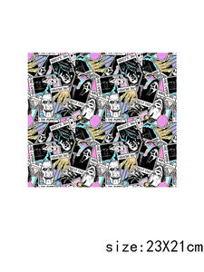 LETOP Horror Friends Spooky Floral Skull <span class=keywords><strong>Halloween</strong></span> 20 OZ Vaso <span class=keywords><strong>de</strong></span> café UV para DTF Cup Wraps Calcomanías impermeables Transferencia UV - Product Image 4