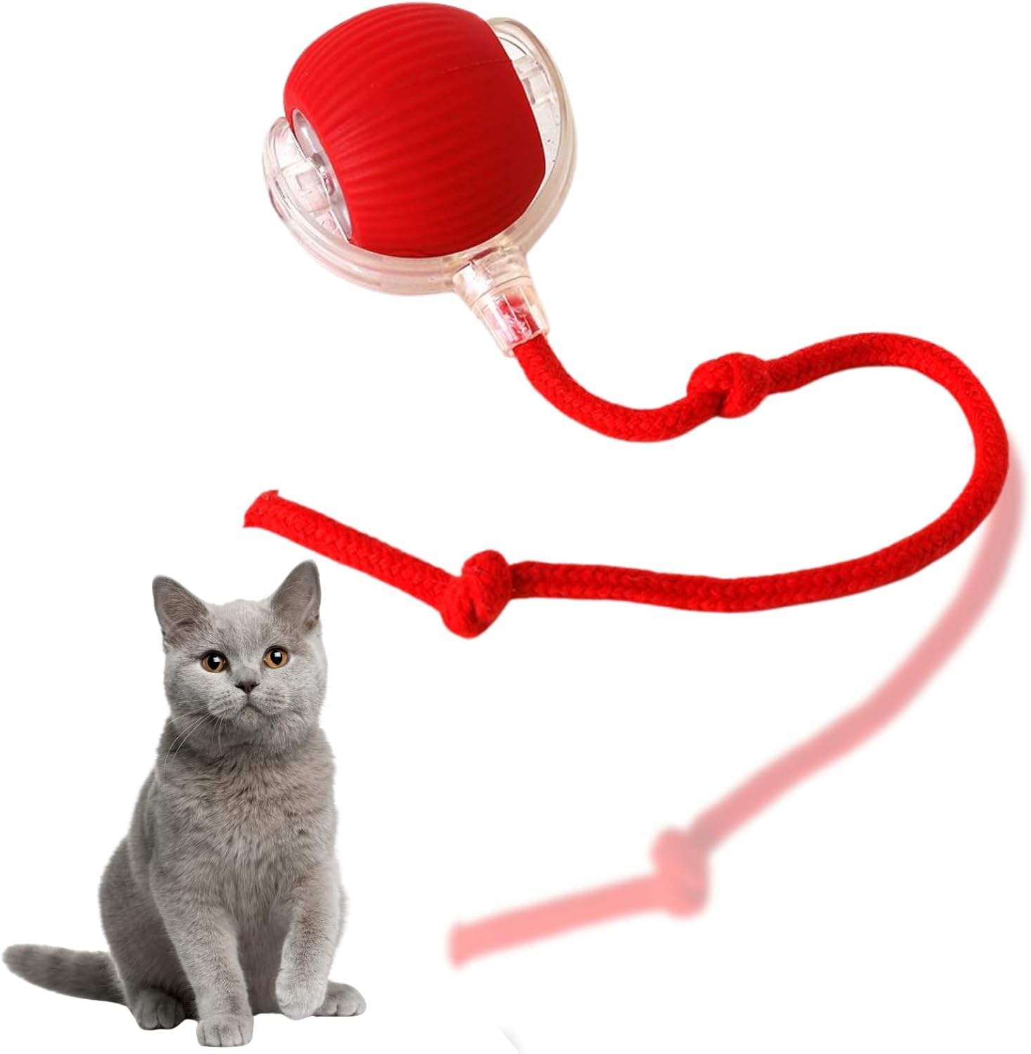 ลูกกลิ้งกับเชือก [สีแดง]