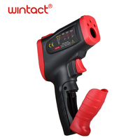 Thermomètre infrarouge à thermocouple de type K avec écran LCD couleur en plastique série WT323 WT323E, résolution 0,1, pointeur laser, rétroéclairage, faible consommation