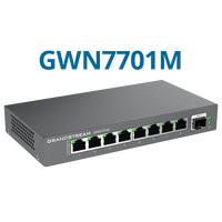 Seri Grandstream GWN7700M saklar jaringan Multi-Gigabit 2.5G tidak dikelola GWN7700M GWN7700MP GWN7701M