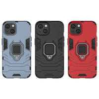 Coque de protection de luxe pour iPhone 14 13 12 11 Pro Xs Max avec anneau métallique, compatible Samsung S22
