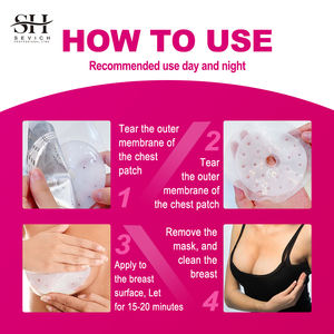 Parche de realce de pecho, mascarilla de colágeno para Realce de pecho, antiflacidez, de marca privada, venta al por mayor - Product Image 6