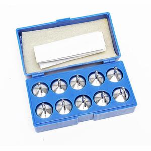 7 Pcs Hooked Weight, 10g 20g 50g 200g Chrome Calibration Weights