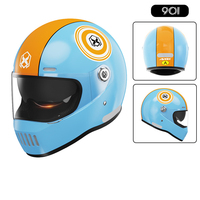 Casque intégral de moto en ABS, homologué DOT, double visière (transparente externe et anti-soleil interne), doublure EPS haute densité