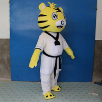 Funtoys Usine Directe Vente Costume de Mascotte de Tigre de Karaté Nouveau Style sur Mesure