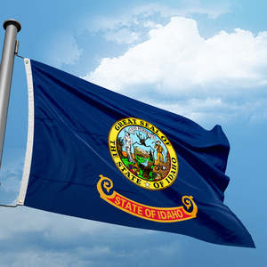 Bandera de país nacional Banner Banners de decoración al aire libre personalizados 3x5FT Doble costura de alta calidad con colores vivos Bandera de EE. UU. <span class=keywords><strong>Idaho</strong></span> - Product Image 2