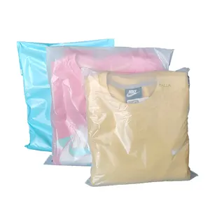 흰색 폴리 메일 링 비닐 봉투 자체 접착 플라스틱 배송 가방 사용자 정의 로고 인쇄