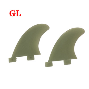 Juego de Aletas para Tabla de Surf Gl, 2+1, Material PP, para Uso en el Océano, Blanco, Negro, Verde - Product Image 5