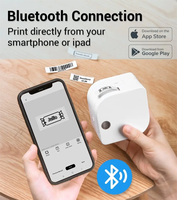 Mini imprimante d'étiquettes à ruban Phomemo P12&P12 Pro, machine d'impression d'étiquettes adhésives, étiqueteuse portable pour cadeaux