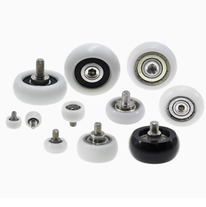 Kürek makinesi için BSR69312-6C1L4M3 POM rulman tekerlek plastik kaplı 3x12x6mm OD silindirler M3 * 12*6mm kapı uygulaması için vida - Product Image 1