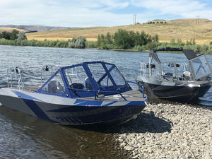 <span class=keywords><strong>2022</strong></span> Ecocampor Custom Aluminio Soft Top Jet Boat Yacht con motor interior Pesca Vela Río Incluye remolque-Venta disponible - Product Image 2