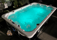 Spa de luxe pour 8-9 personnes avec système de contrôle Balboa, jets de massage et éclairage LED