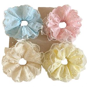 Vente en gros de chouchous extra larges à lacets, style européen et américain, avec large élastique - Product Image 1