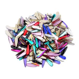 Cristales de Uñas de Fondo Plano de Colores <span class=keywords><strong>Fantasía</strong></span>, Varias Formas Mixtas, 50 Piezas por Paquete para Decoración de Ropa DIY - Product Image 5