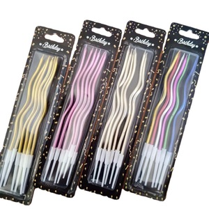 Mejor precio al por mayor Venta caliente espiral cumpleaños velas pastel vela proveedor - Product Image 4