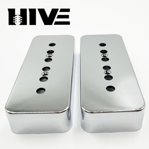 Cubiertas de <span class=keywords><strong>pastillas</strong></span> de guitarra HIVE Vintage P90, tapas de <span class=keywords><strong>pastillas</strong></span> con blindaje contra ruido, carcasa de pastilla P90 para guitarra eléctrica de 50/52 mm - Product Image 3
