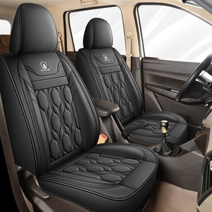 Coussin de siège avant de voiture de style sport moderne et luxueux, en cuir de haute qualité, avec maille protectrice, accessoire intérieur de voiture classique et doux - Product Image 5