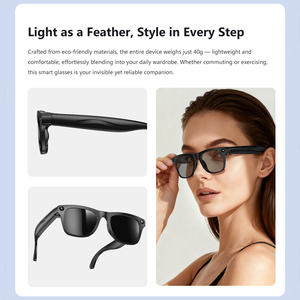 Gafas Inteligentes de Traducción SENBONO XK One, Audio Inalámbrico, Traducción en Tiempo Real, Protección Ultravioleta, Gafas Inteligentes con Cámara - Product Image 2