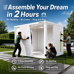 Maisonnette Modulaire Préfabriquée Solaire Hors Réseau à Assemblage Rapide pour Projets Hôteliers et <span class=keywords><strong>Airbnb</strong></span> - Product Image 2