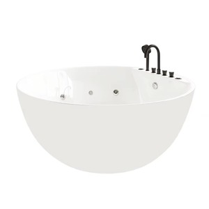 ICEGALAX Acrylic Bathtubs Whirlpools Japan Massage Hot Spa Tub Bathroom Walk in <strong>Bath</strong> Tub Shower <strong>Combination</strong> for Adults - Product Image 1