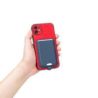 Nouveau porte-cartes en cuir PU 2026 avec cordon pour fente magnétique en T pour iPhone 17 Pro Max – Utilisation quotidienne