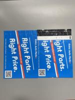 Sacs d'expédition en polyéthylène bleus avec impression de code QR, sacs d'expédition autocollants sécurisés pour pièces automobiles et emballages professionnels