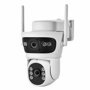 Caméra de surveillance solaire 4G à double objectif SuperSee, stockage en nuage, interphone vocal, vision nocturne 10M - Product Image 1