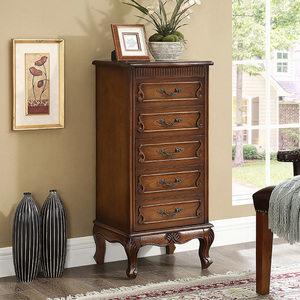 Bán Buôn Giá Rẻ Giá Phong Cách Cổ Rắn Gỗ 5 Ngăn Kéo Tủ Ngực Phòng Khách Tủ Gỗ Khách Sạn Phòng Ngủ Tủ Tủ - Product Image 2