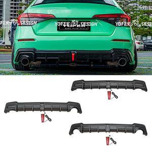 Phụ kiện ngoại thất ô tô độ kiểu dáng 2022-26, ốp cản sau, khuếch tán, cản gió cho Honda Civic 2022 2023 2024 <span class=keywords><strong>2025</strong></span> 2026 - Product Image 6