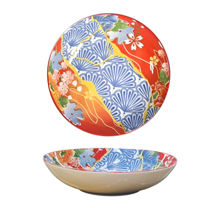 Piatto Fondo in Porcellana Giapponese II LINE, Diametro 21CM, MULTICOLORE - Product Image 1