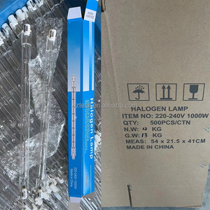 Chất lượng cao và cuộc sống lâu dài tuyến tính <span class=keywords><strong>Halogen</strong></span> đèn 220-240V j189 1000W j254 <span class=keywords><strong>1500W</strong></span> j333 2000W hình ống đèn R7S cơ sở vonfram bóng đèn - Product Image 2