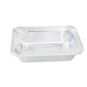 Bandeja de Alimentos de Aluminio de Tamaño Completo para Contenedores Profundos, Bandeja de Papel de Aluminio Reciclable con Tapa de Papel de Aluminio 525S 525M <span class=keywords><strong>525D</strong></span> - Product Image 2