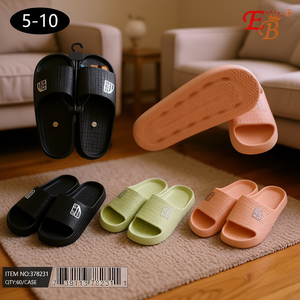 Pantuflas Abiertas para Mujer, Marca Eb, Parte Superior de EVA, Suela de Goma, Cómodas para el Hogar, Tallas 5-10, Primavera Verano - Product Image 2