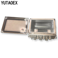 Panneau de commande électrique antidéflagrant ATEX pour extérieur, étanche IP66, en acier inoxydable 304/316, équipement de distribution d'énergie