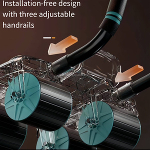 Deslizadores de ejercicio <span class=keywords><strong>Rueda</strong></span> abdominal Fitness Gimnasio en casa Equipo de entrenamiento Ruedas de plástico Ejercicio Máquina de reducción de celulitis muscular - Product Image 4