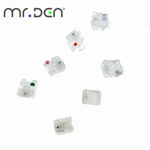 Soporte Invisible de cerámica, soporte de orto Dental, Mini Base de malla estándar Dental, soportes de cerámica, <span class=keywords><strong>ortodoncia</strong></span> Dental - Product Image 3