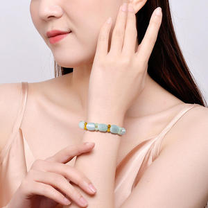 Bracelet en jadéite naturelle gravé avec un motif de tortue, le plus riche au monde, design original unisexe, style chinois SL04 - Product Image 5