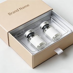 Boîtes <span class=keywords><strong>de</strong></span> capsules <span class=keywords><strong>de</strong></span> peptides haut <span class=keywords><strong>de</strong></span> gamme en gros, emballages rigides <span class=keywords><strong>de</strong></span> luxe personnalisés pour flacons pharmaceutiques <span class=keywords><strong>de</strong></span> 3 ml et 5 ml - Product Image 4