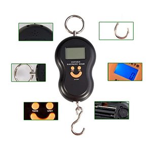 Portable Digital Luggage Scale 50kg LCD <b>Display</b> Travel Weight Measurement <b>Hook</b> Design - Product Image 5