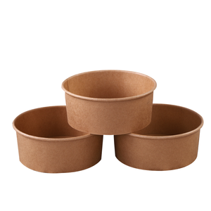 Disposable Food Grade High Quality Waterproof Disposable Food Paper Bowl Taiwan