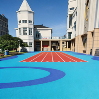 Arabie Saoudite, Émirats Arabes Unis : Granulés de caoutchouc synthétique EPDM recyclé haute densité pour terrains de tennis et de volley-ball – Écologiques, sûrs et robustes
