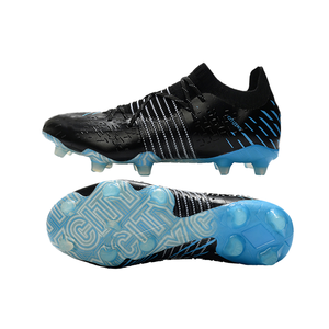 Botas de Fútbol Profesionales para Hombre, Estilo CITIZENS, Tacos FG, Zapatos de Entrenamiento Personalizados al por Mayor, Color Negro y Azul - Product Image 1