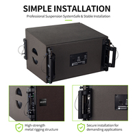 RAYHAYES KARA 112 Subwoofer passif professionnel portable en contreplaqué de bouleau écologique Impédance 8 ohms Puissance 1200W