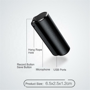 Grabadora de voz de Audio Q70, 500 horas de grabación, dictáfono Digital profesional HD, <span class=keywords><strong>denoise</strong></span>, larga distancia - Product Image 2